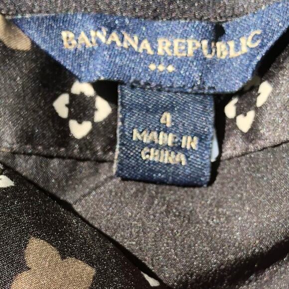 Banana Republic Black Satin Strapless Sun Dress 4 - Picture 4 of 4